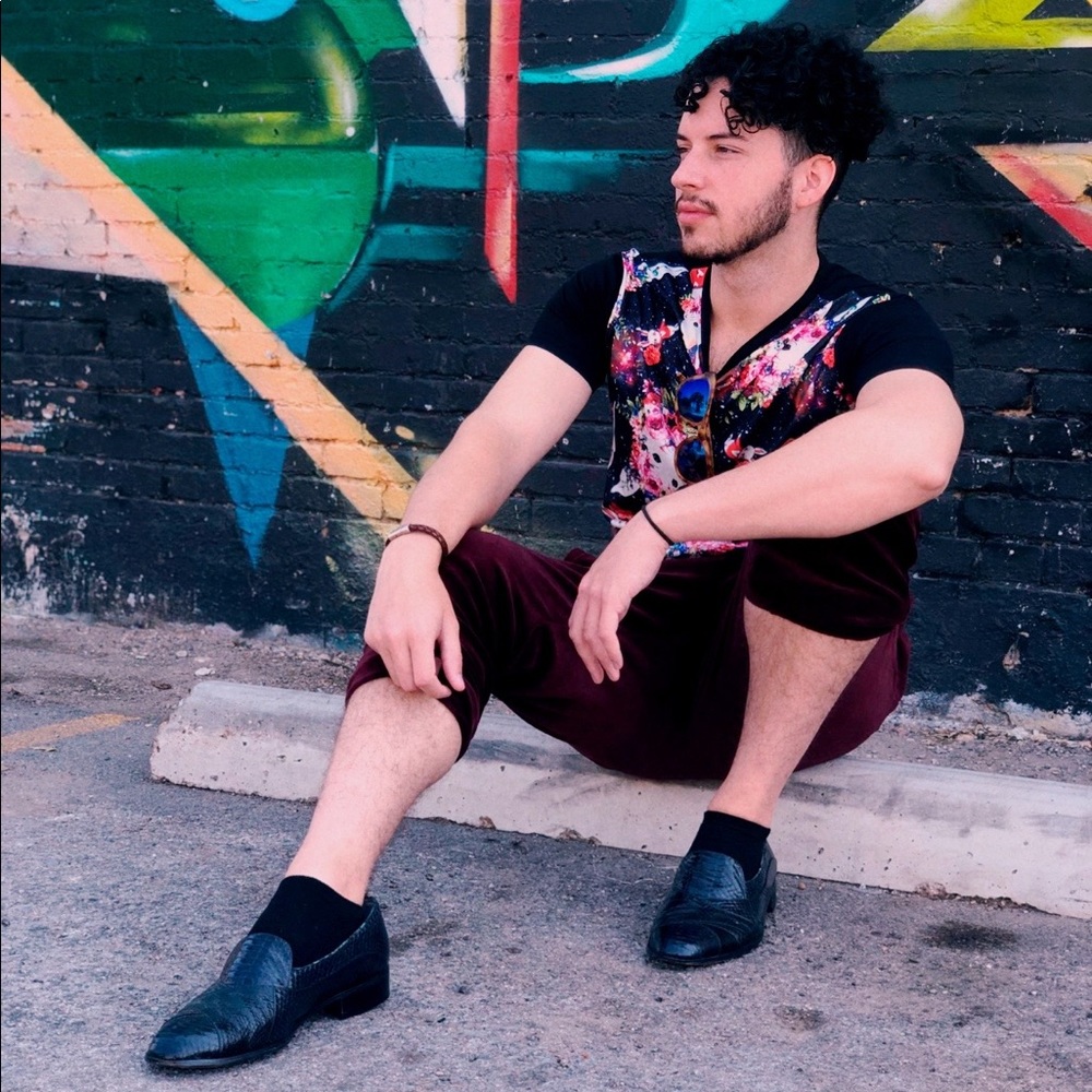 Giorgio Brutini Black Snakeskin Leather Shoes